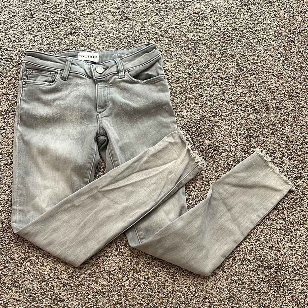 DL1961 Grey Skinny Stretchy Jeans